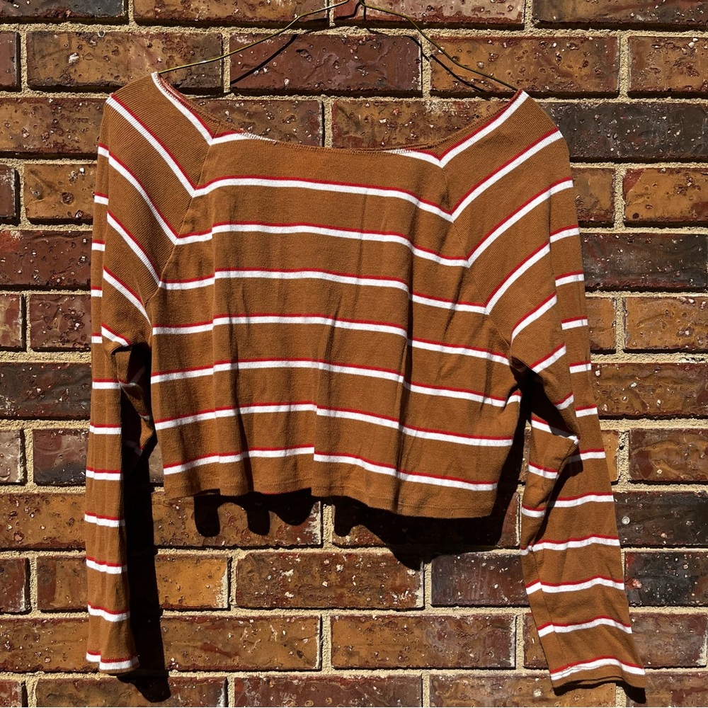 Wild Fable Off The Shoulder Crop Top